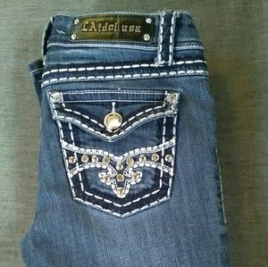 La Idol cropped jeans
